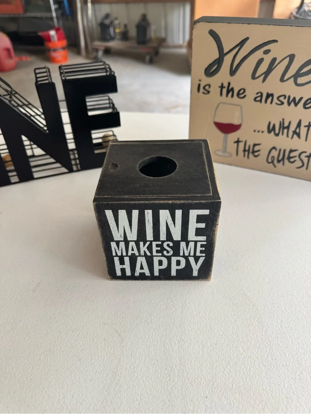 Black Wine Hobby Decor